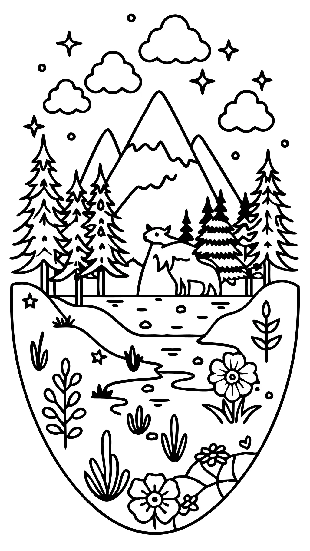 nature printable coloring pages